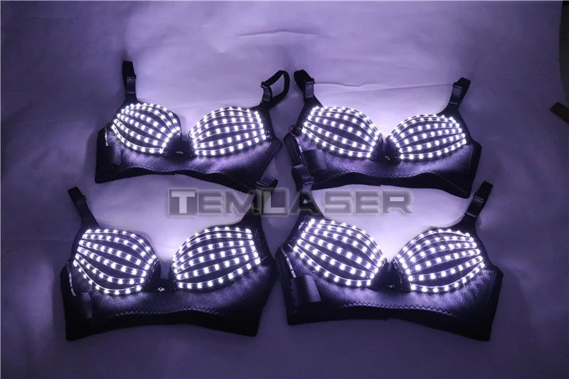 Nightclub Clubwea Ds Costumes Nightclub Bar Clubwear Led Bra Led Costume Light-up Bra