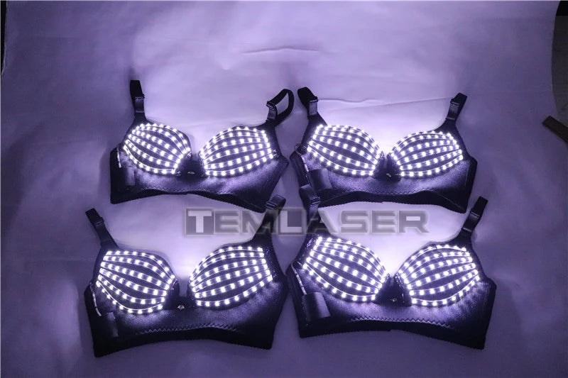 Nightclub Clubwea Ds Costumes Nightclub Bar Clubwear Led Bra Led Costume Light-up Bra