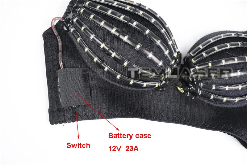 Nightclub Clubwea Ds Costumes Nightclub Bar Clubwear Led Bra Led Costume Light-up Bra