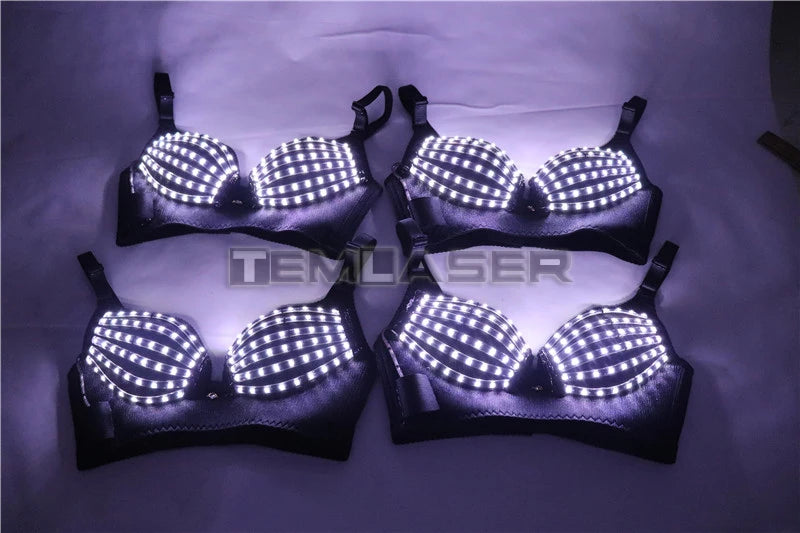 Nightclub Clubwea Ds Costumes Nightclub Bar Clubwear Led Bra Led Costume Light-up Bra