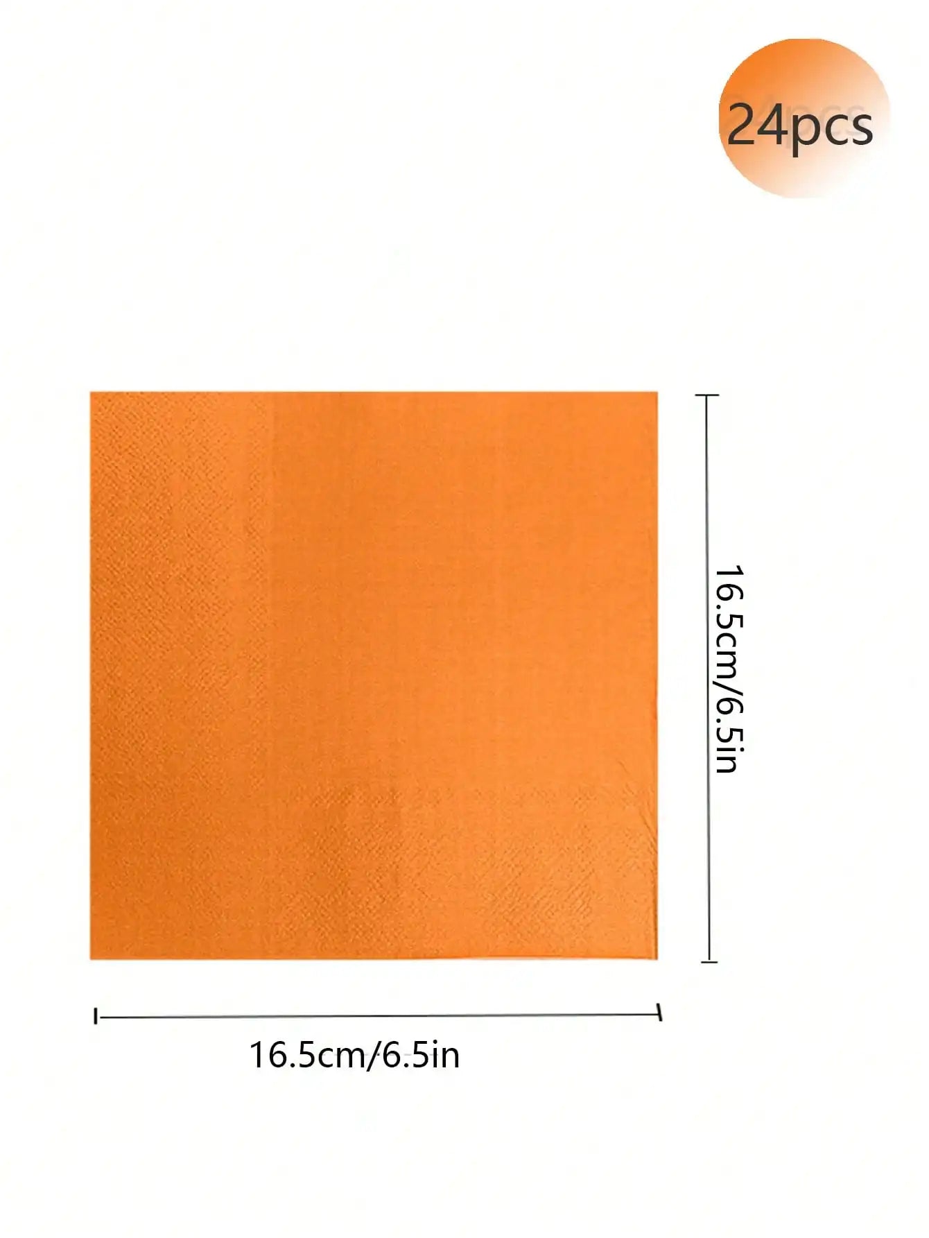 Orange Party Supplies Set Include Paper Plastic Spoons Forks Knives 9/7 Inch Disposable Dinner Dessert Plates ﻿