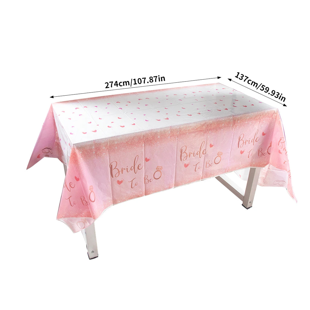 Bachelorette Party Team Bride To Be Tableware Cups Plate Bridal Shower Gift Bride to be Hen Wedding Decorations Adult Supplies