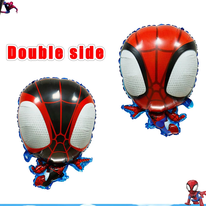 New Spidey Birthday Decoration Spider Man Mask Party Favors Stickers Tableware Spidey and His Friends Baby Shower Supplies Gifts