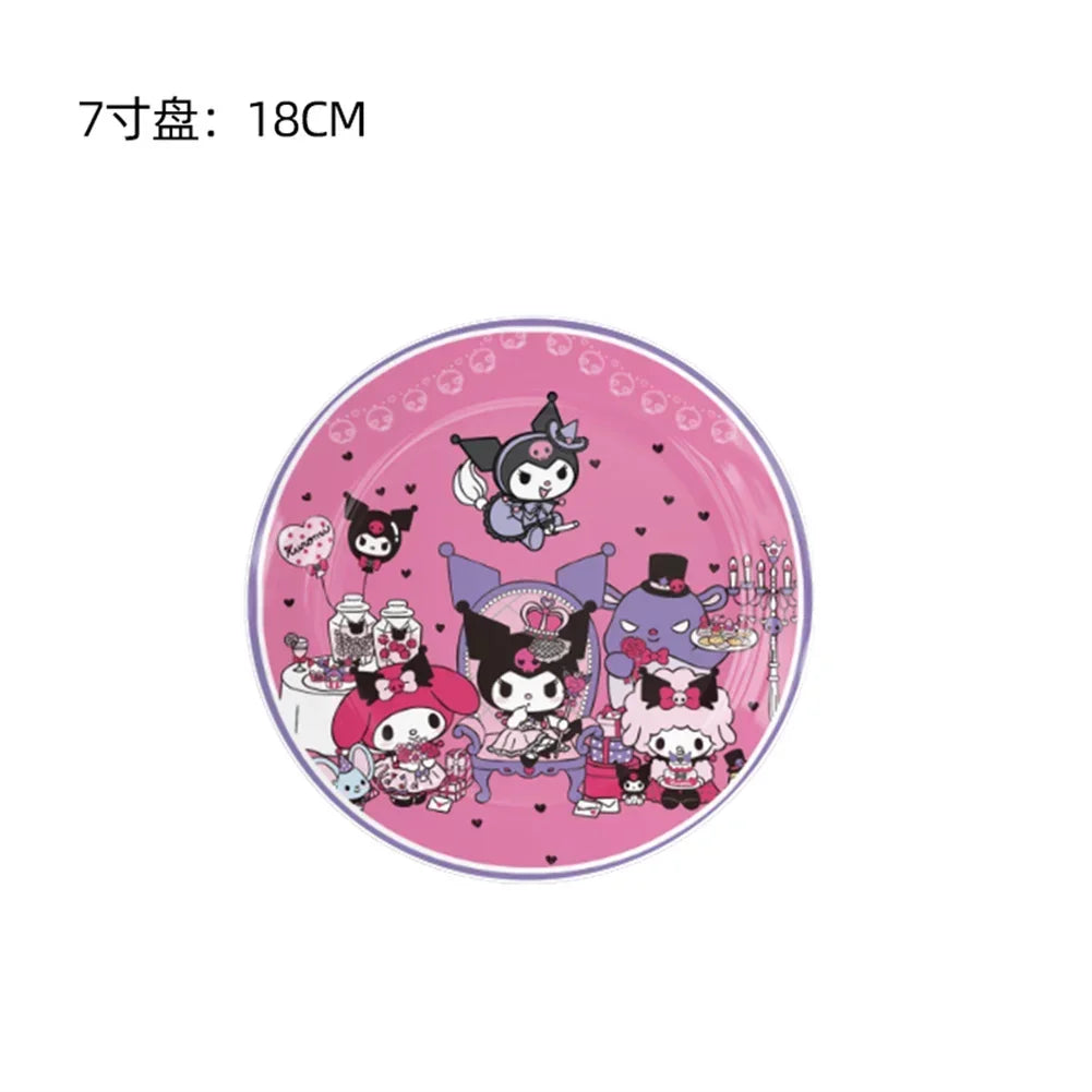 MINISO Cute Kawali Kuromied Birthday Party Decorations, Tablecloths, Tableware, Boys/Girls Party Set, Baby Shower Supplies Gift