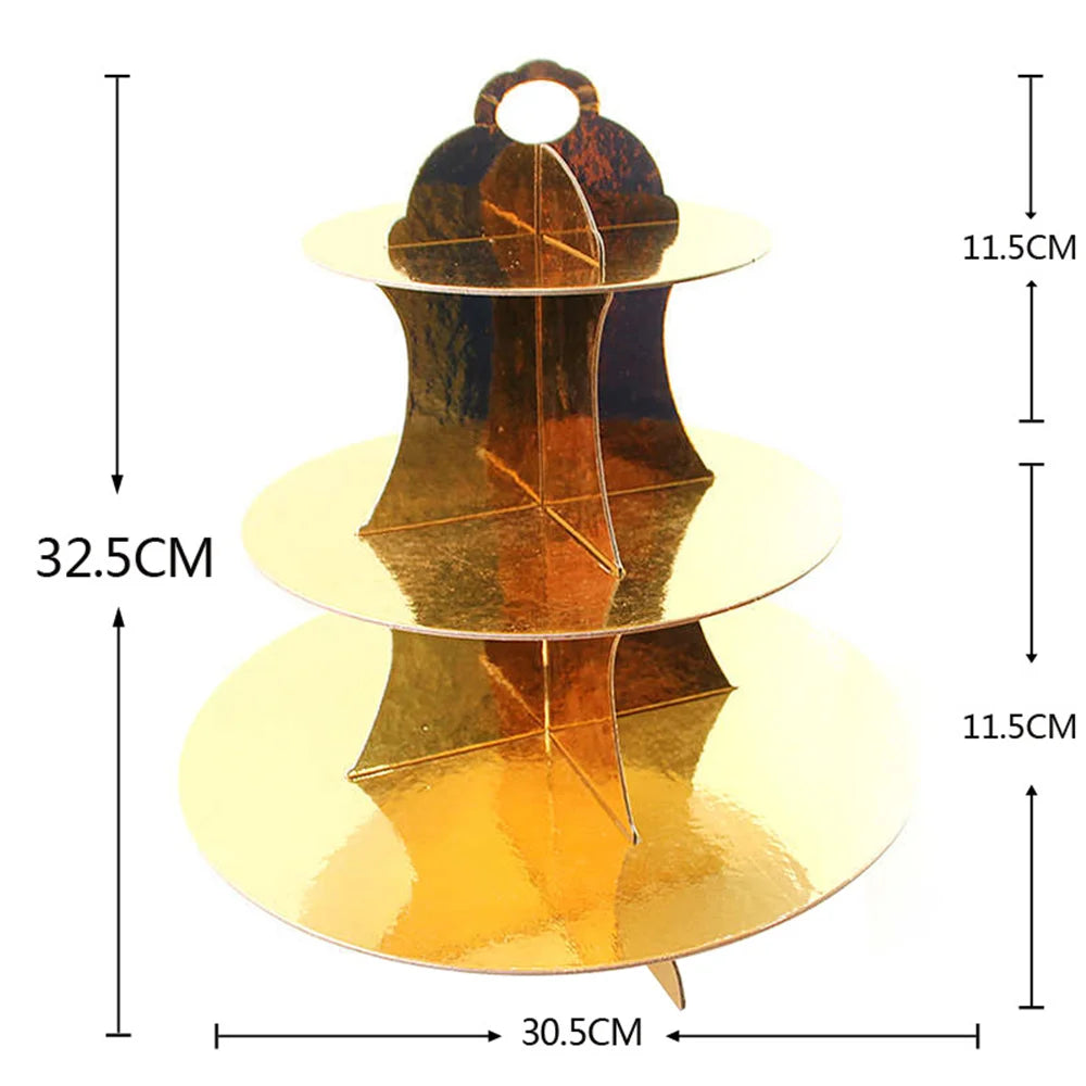 Black and Gold Party Supplies Disposable Party Tableware Gold Dot Paper Plate Black Napkin Cup for Graduation Birthday Wedding