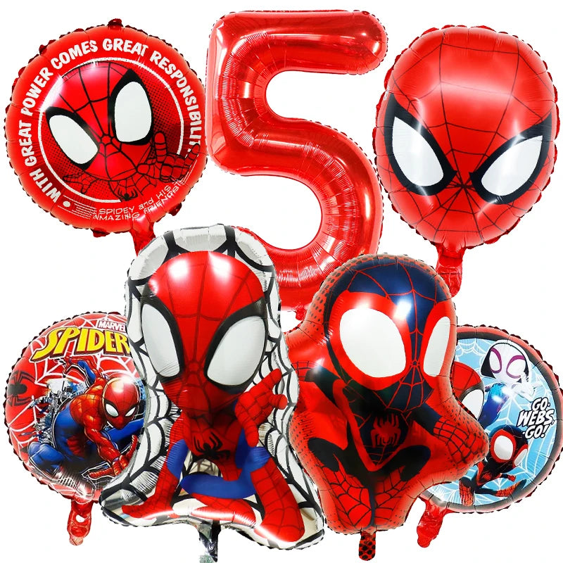 New Spidey Birthday Decoration Spider Man Mask Party Favors Stickers Tableware Spidey and His Friends Baby Shower Supplies Gifts