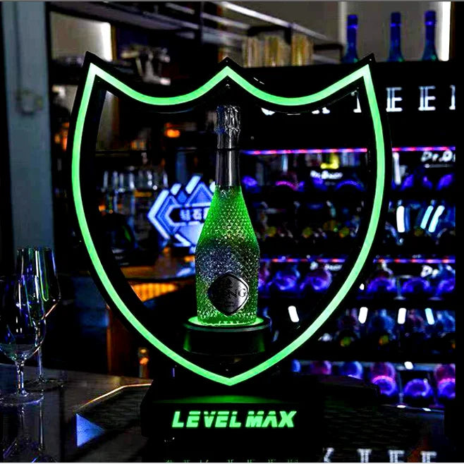 Biggest Nightclub Suppliers LED Serving Tray LED Ace Of Spades Bottle Presenter Bottle Glorifier Display For Nightclub Ktv Bar