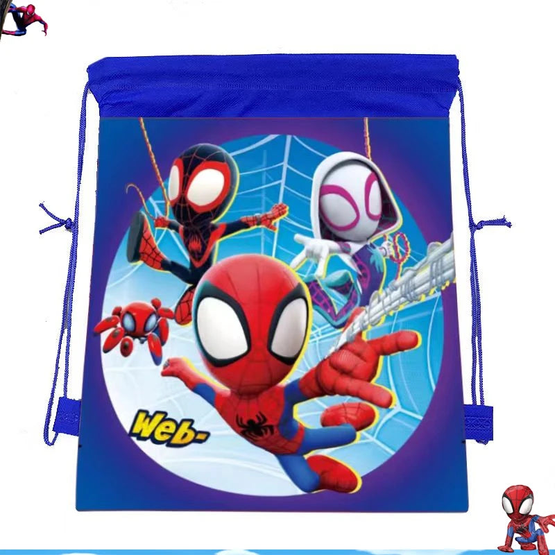 New Spidey Birthday Decoration Spider Man Mask Party Favors Stickers Tableware Spidey and His Friends Baby Shower Supplies Gifts