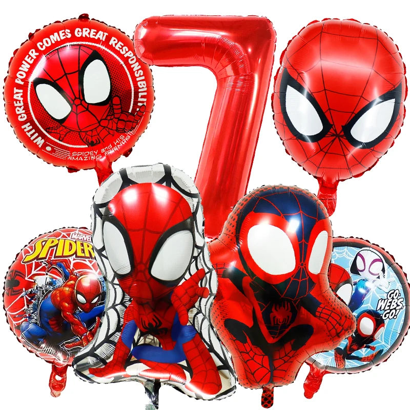 New Spidey Birthday Decoration Spider Man Mask Party Favors Stickers Tableware Spidey and His Friends Baby Shower Supplies Gifts