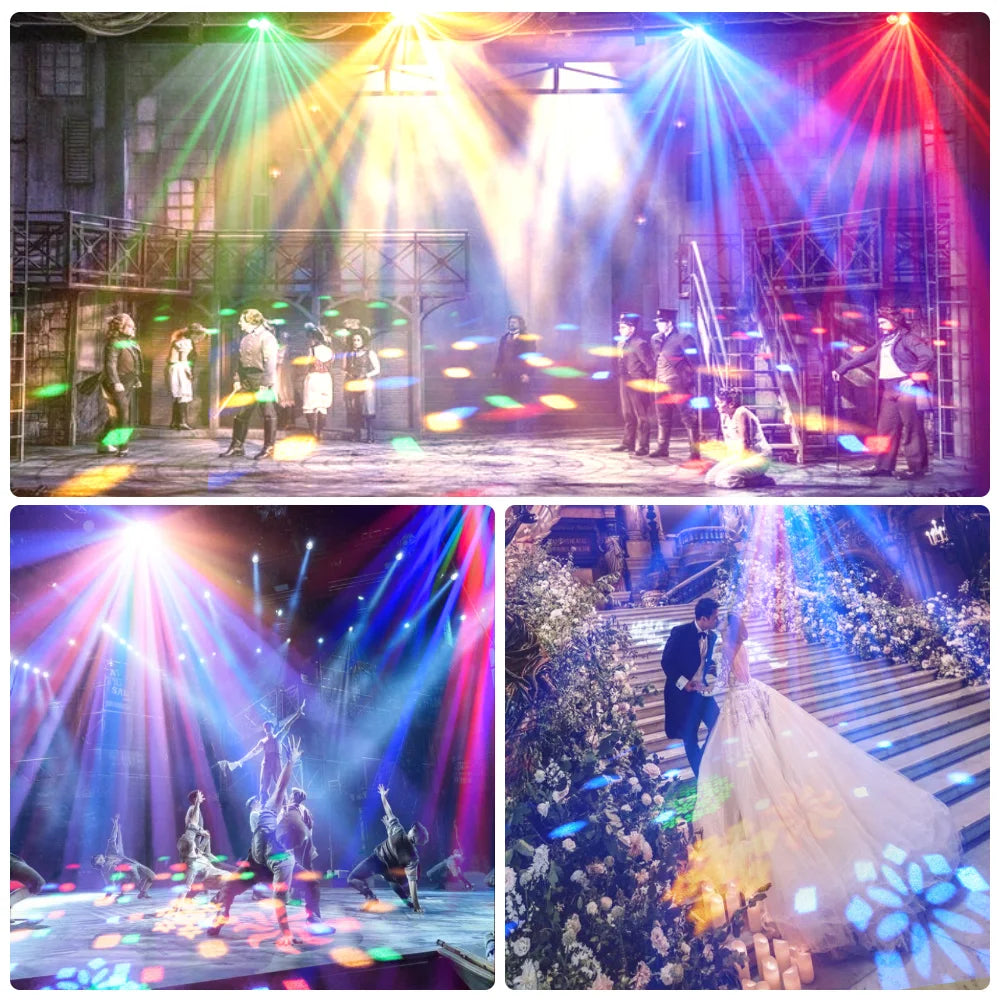 Party Light sDJ Disco lights Sound controlled stage light DJ Strobe lights Family Party Club Nightclub Karaoke atmosphere lights