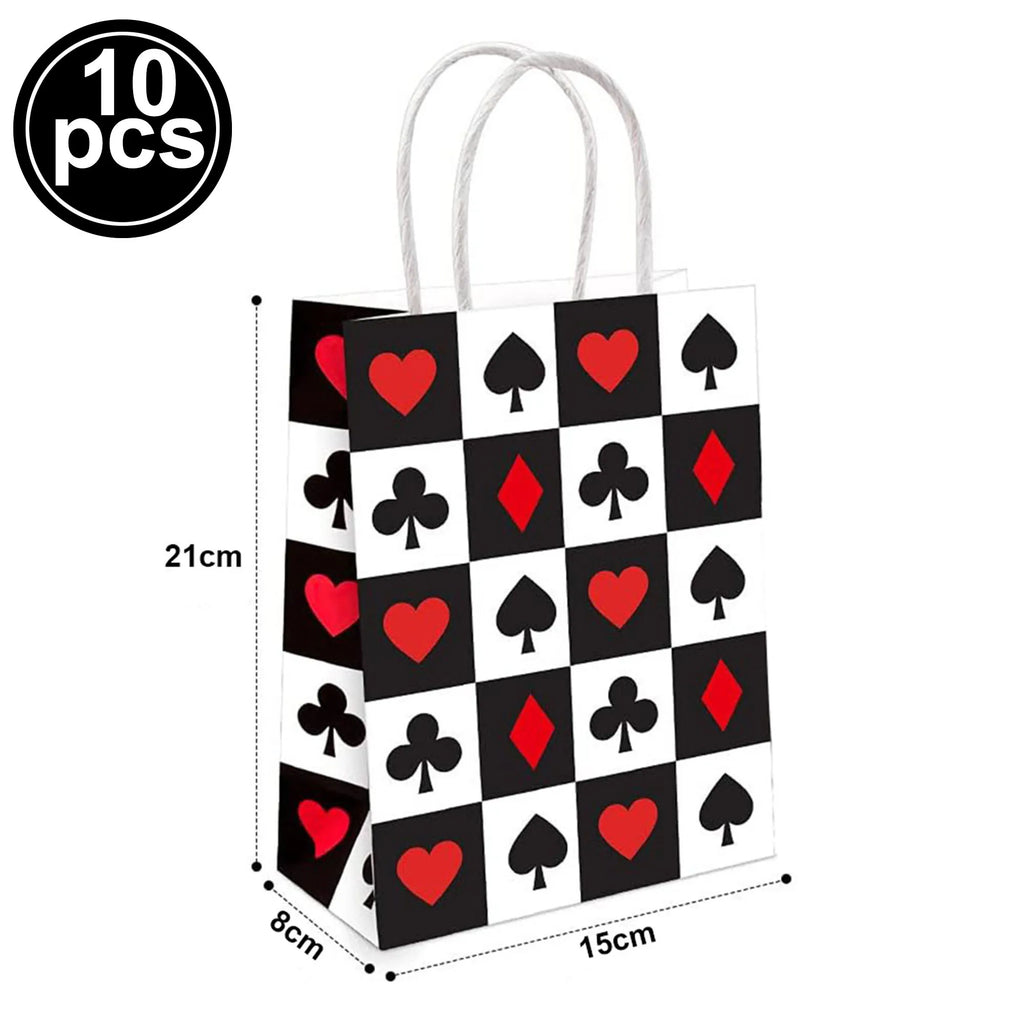 Casino Themed Party Tableware Poker Party Paper Plates Napkins Plates Cups for Adults Las Vegas Casino Themed Party Decorations