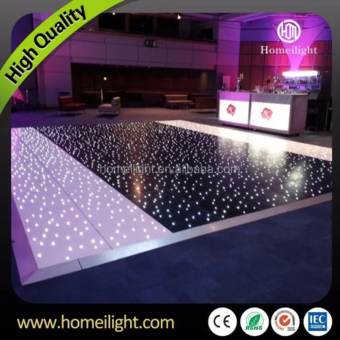 Fashionable Wedding Party Decoration Full Color Led Starlit Dance Floor