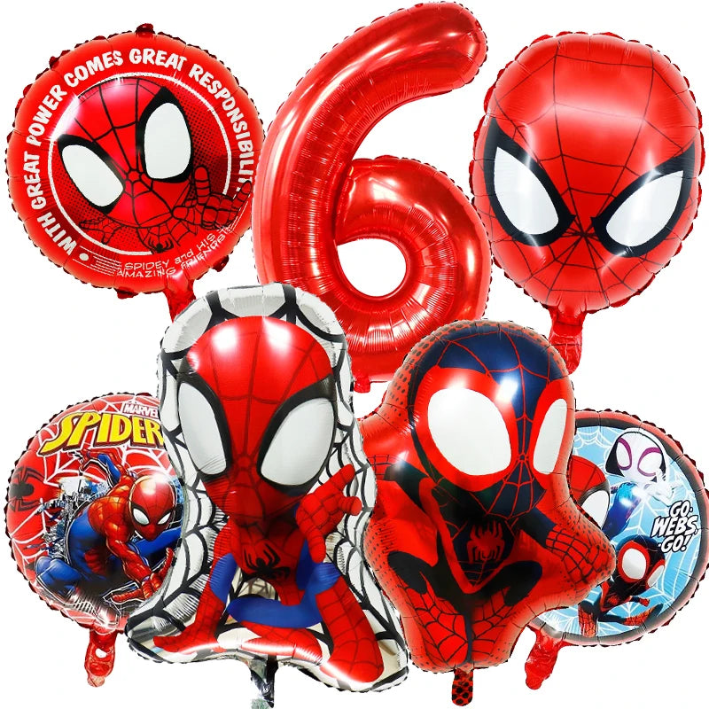 New Spidey Birthday Decoration Spider Man Mask Party Favors Stickers Tableware Spidey and His Friends Baby Shower Supplies Gifts
