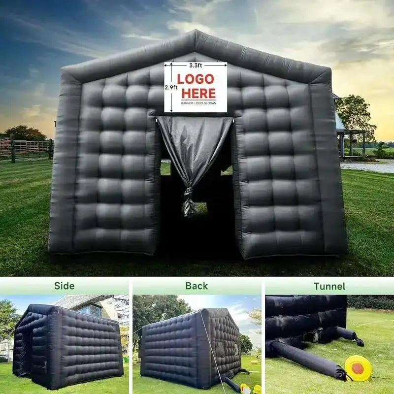 Nightclub Tent With Blower Free Print Night Club Iatable Cube House For Party-Perfect Events