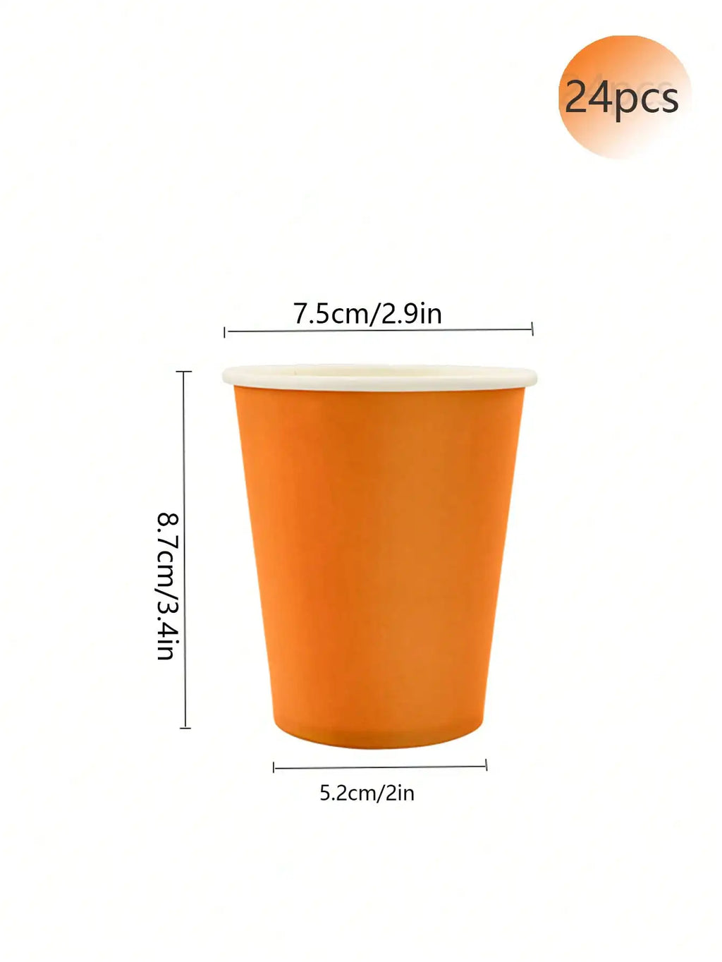 Orange Party Supplies Set Include Paper Plastic Spoons Forks Knives 9/7 Inch Disposable Dinner Dessert Plates ﻿