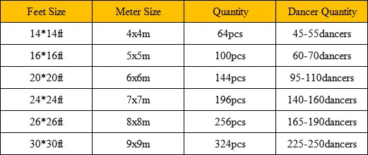 Wedding DJ Disco Night Club Dancefloor Waterproof 3D Mirror Starlit Starry RGB Panels Tiles 3d Led Dance Floor