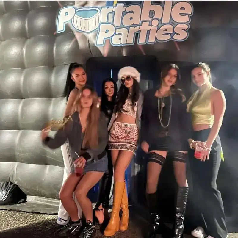 Nightclub Tent With Blower Free Print Night Club Iatable Cube House For Party-Perfect Events