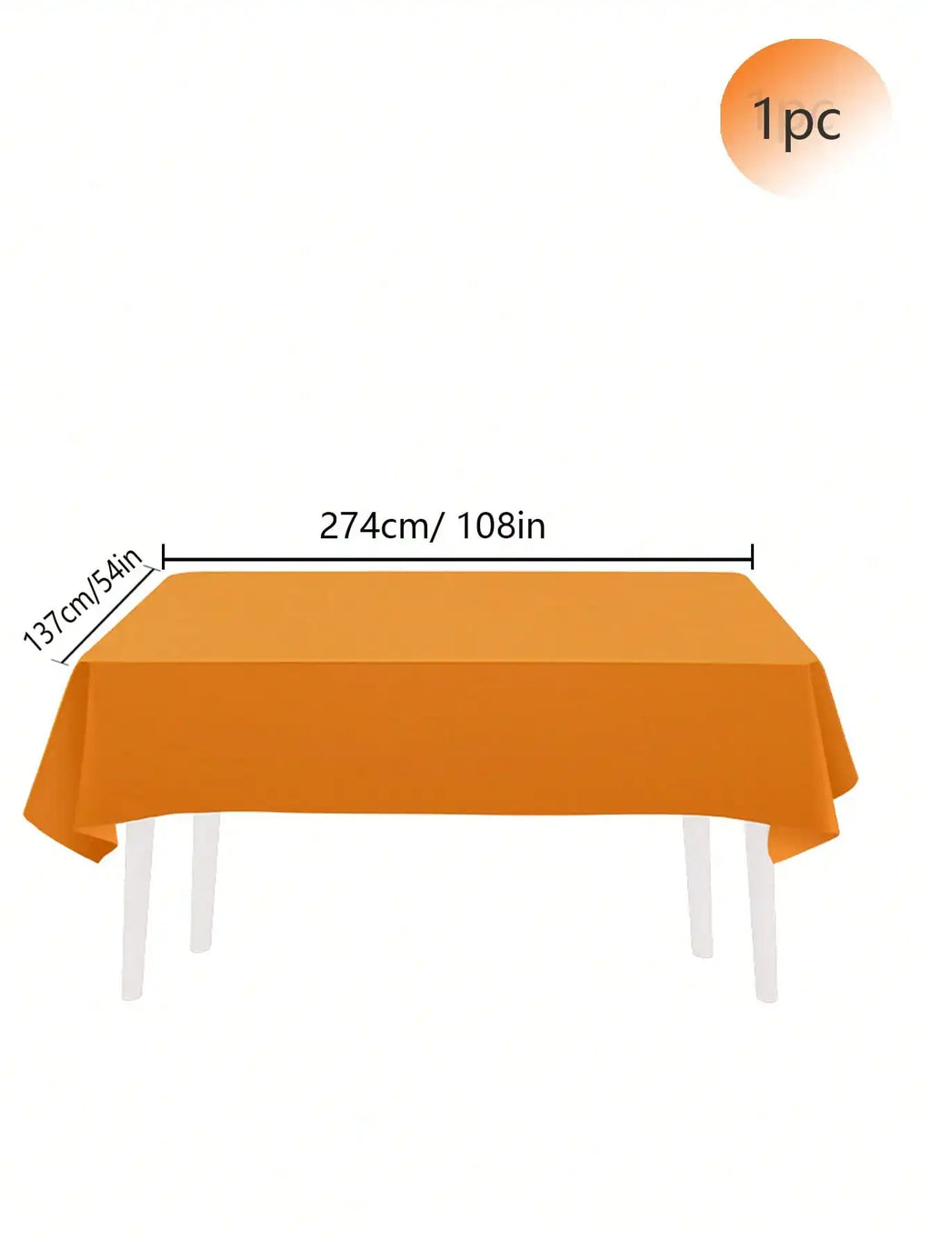 Orange Party Supplies Set Include Paper Plastic Spoons Forks Knives 9/7 Inch Disposable Dinner Dessert Plates ﻿