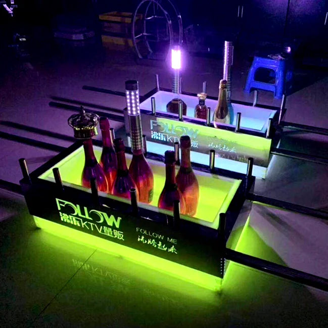 Biggest Nightclub Suppliers LED Serving Tray LED Ace Of Spades Bottle Presenter Bottle Glorifier Display For Nightclub Ktv Bar