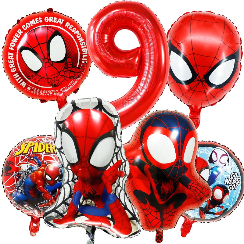 New Spidey Birthday Decoration Spider Man Mask Party Favors Stickers Tableware Spidey and His Friends Baby Shower Supplies Gifts