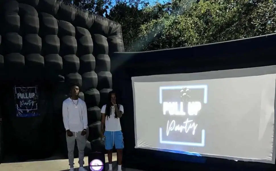 Nightclub Tent With Blower Free Print Night Club Iatable Cube House For Party-Perfect Events