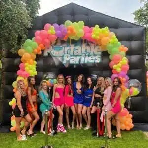 Nightclub Tent With Blower Free Print Night Club Iatable Cube House For Party-Perfect Events