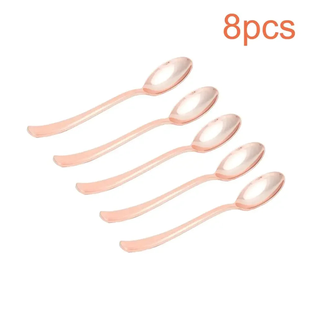 8Guests Rose Gold 30 Year Old Disposable Tableware Set 30 Years Tablecover Paper Plates Happy 30 Women 30th Birthday Ballon