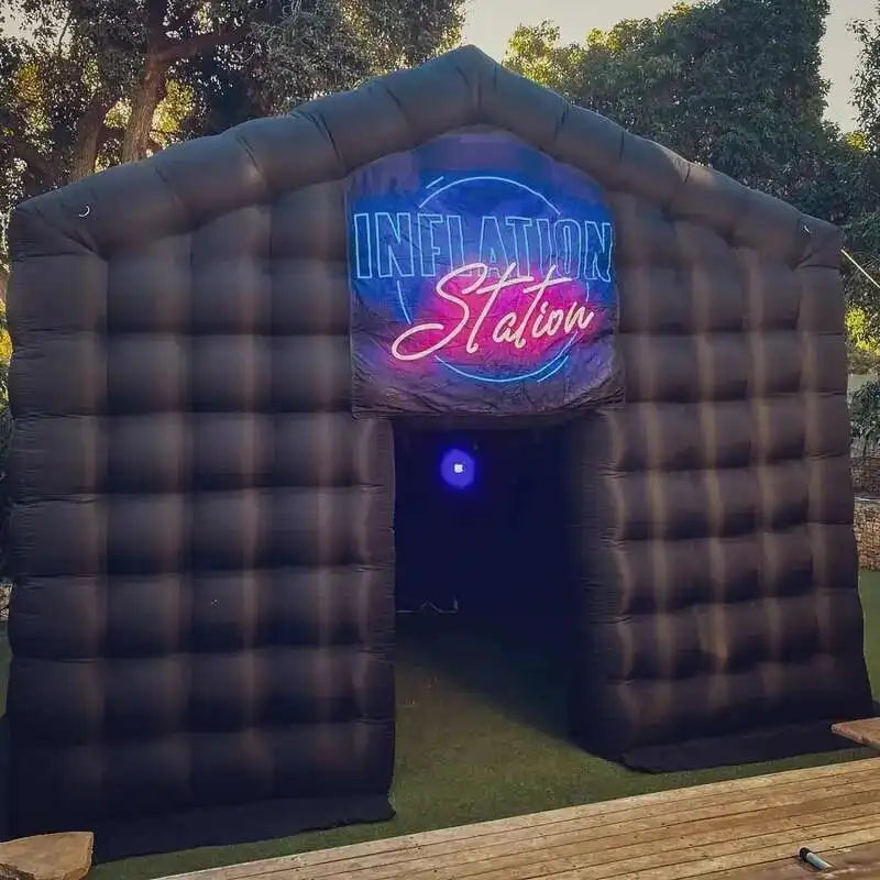 Nightclub Tent With Blower Free Print Night Club Iatable Cube House For Party-Perfect Events