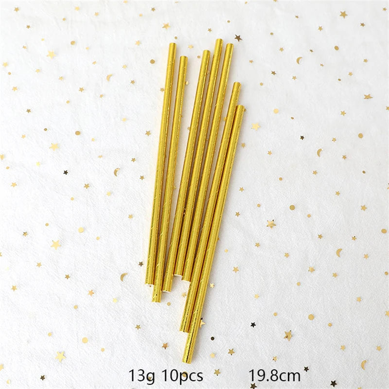 Unicorn Party Disposable Tableware Creative Girls Unicorn Plates Color Stickers Paper Straws Baby Shower Birthday Party Decor