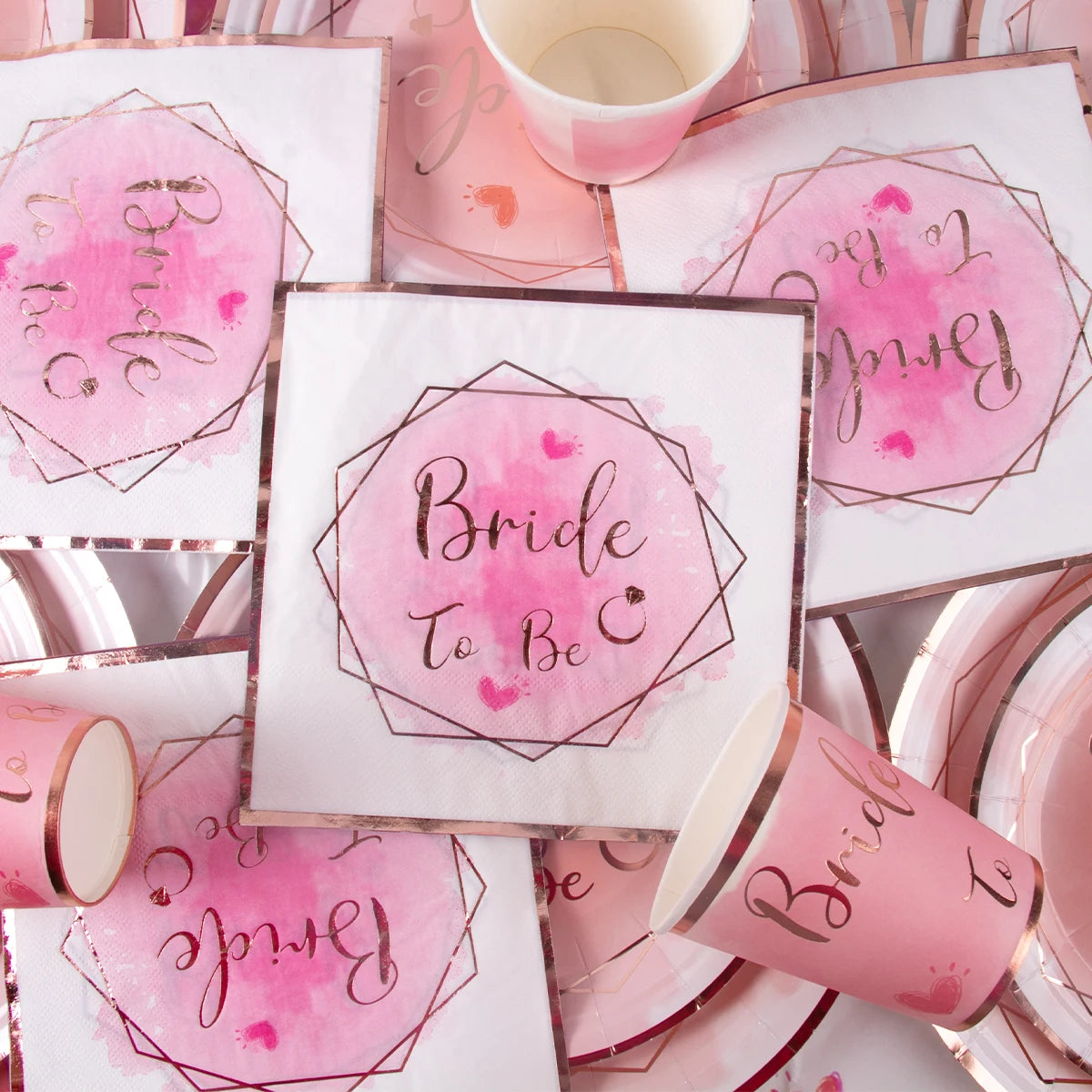 Bachelorette Party Team Bride To Be Tableware Cups Plate Bridal Shower Gift Bride to be Hen Wedding Decorations Adult Supplies