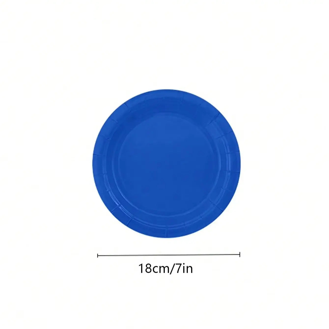 Party Supplies Set Include Paper Plastic Spoons Forks Knives 9/7 Inch Disposable Dinner Dessert Plates