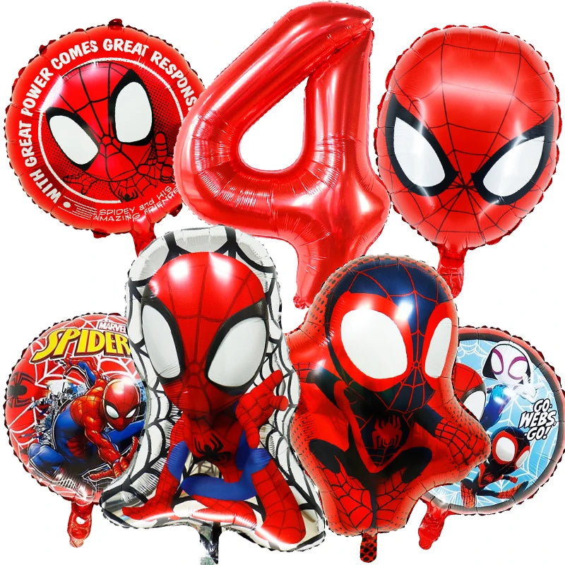 New Spidey Birthday Decoration Spider Man Mask Party Favors Stickers Tableware Spidey and His Friends Baby Shower Supplies Gifts