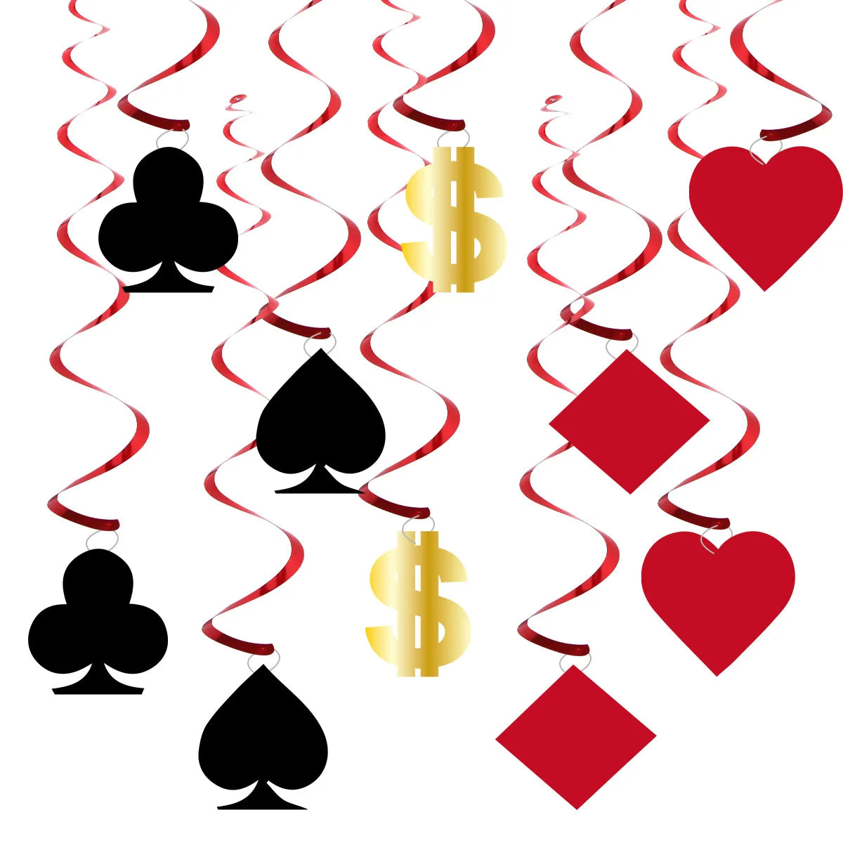 Casino Themed Party Tableware Poker Party Paper Plates Napkins Plates Cups for Adults Las Vegas Casino Themed Party Decorations