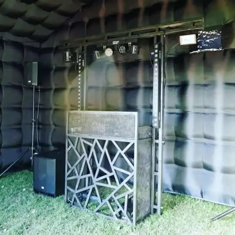 Nightclub Tent With Blower Free Print Night Club Iatable Cube House For Party-Perfect Events