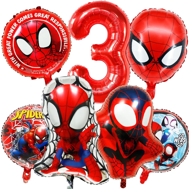 New Spidey Birthday Decoration Spider Man Mask Party Favors Stickers Tableware Spidey and His Friends Baby Shower Supplies Gifts