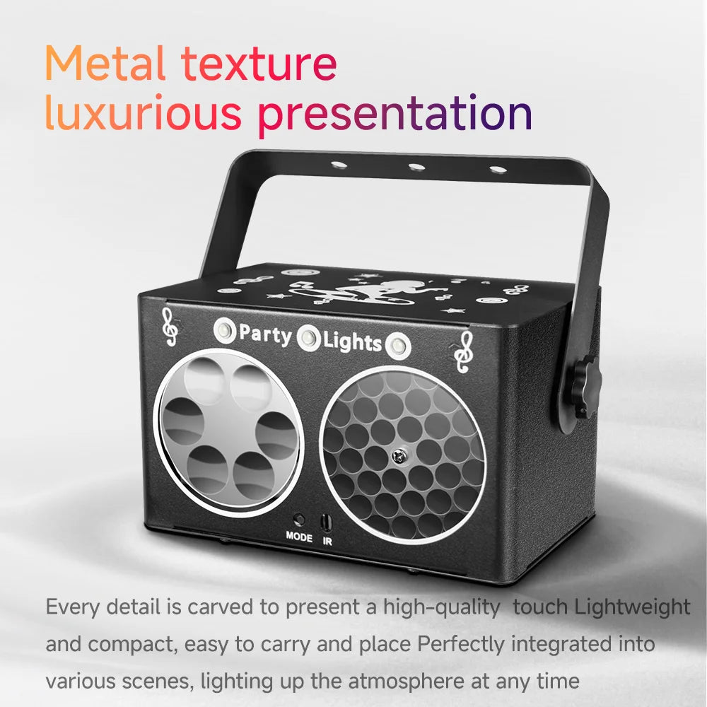 Party Light sDJ Disco lights Sound controlled stage light DJ Strobe lights Family Party Club Nightclub Karaoke atmosphere lights